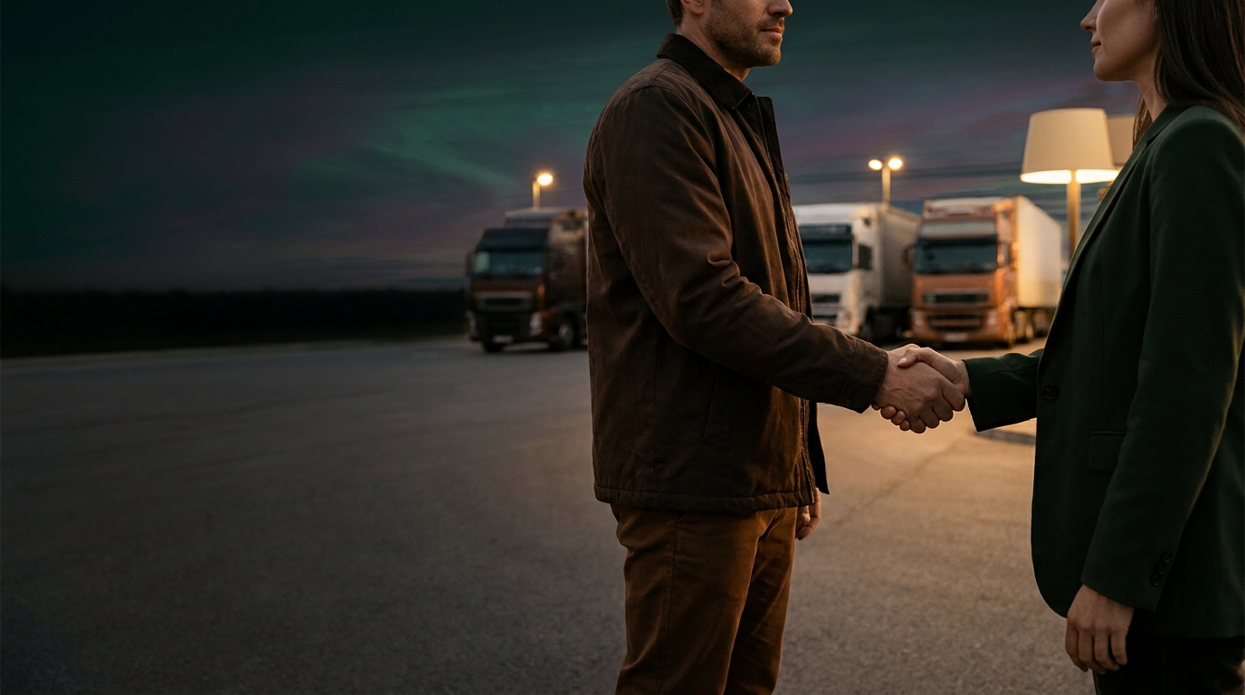 OakFort Insurance agent closing a deal with a carrier